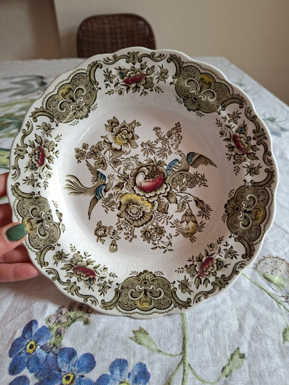(1) Lot de 4 assiettes creuses Ridgway of Staffordshire