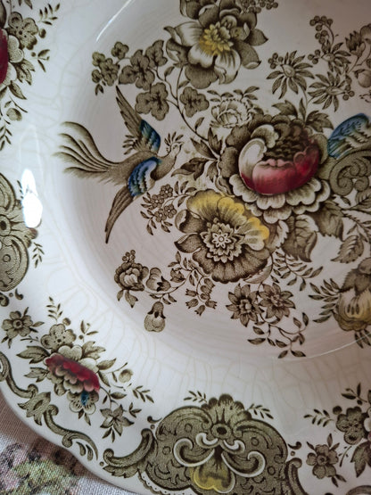 (1) Lot de 4 assiettes creuses Ridgway of Staffordshire