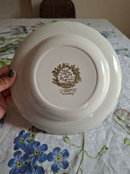 (1) Lot de 4 assiettes creuses Ridgway of Staffordshire