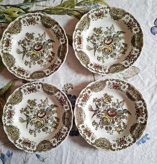 Lot de 4 assiettes creuses Ridgway of Staffordshire (3)