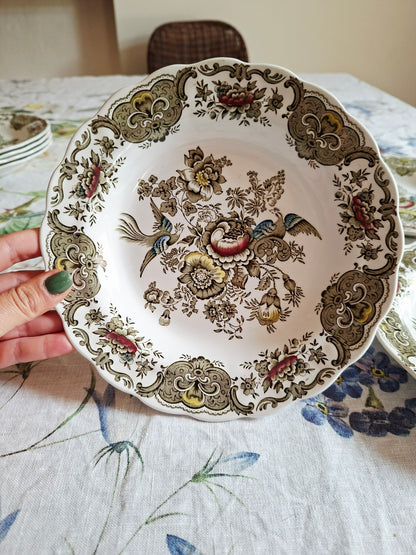 Lot de 4 assiettes creuses Ridgway of Staffordshire (3)