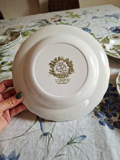 Lot de 4 assiettes creuses Ridgway of Staffordshire (3)