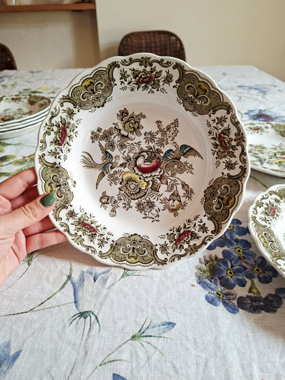 Lot de 4 assiettes creuses Ridgway of Staffordshire (3)
