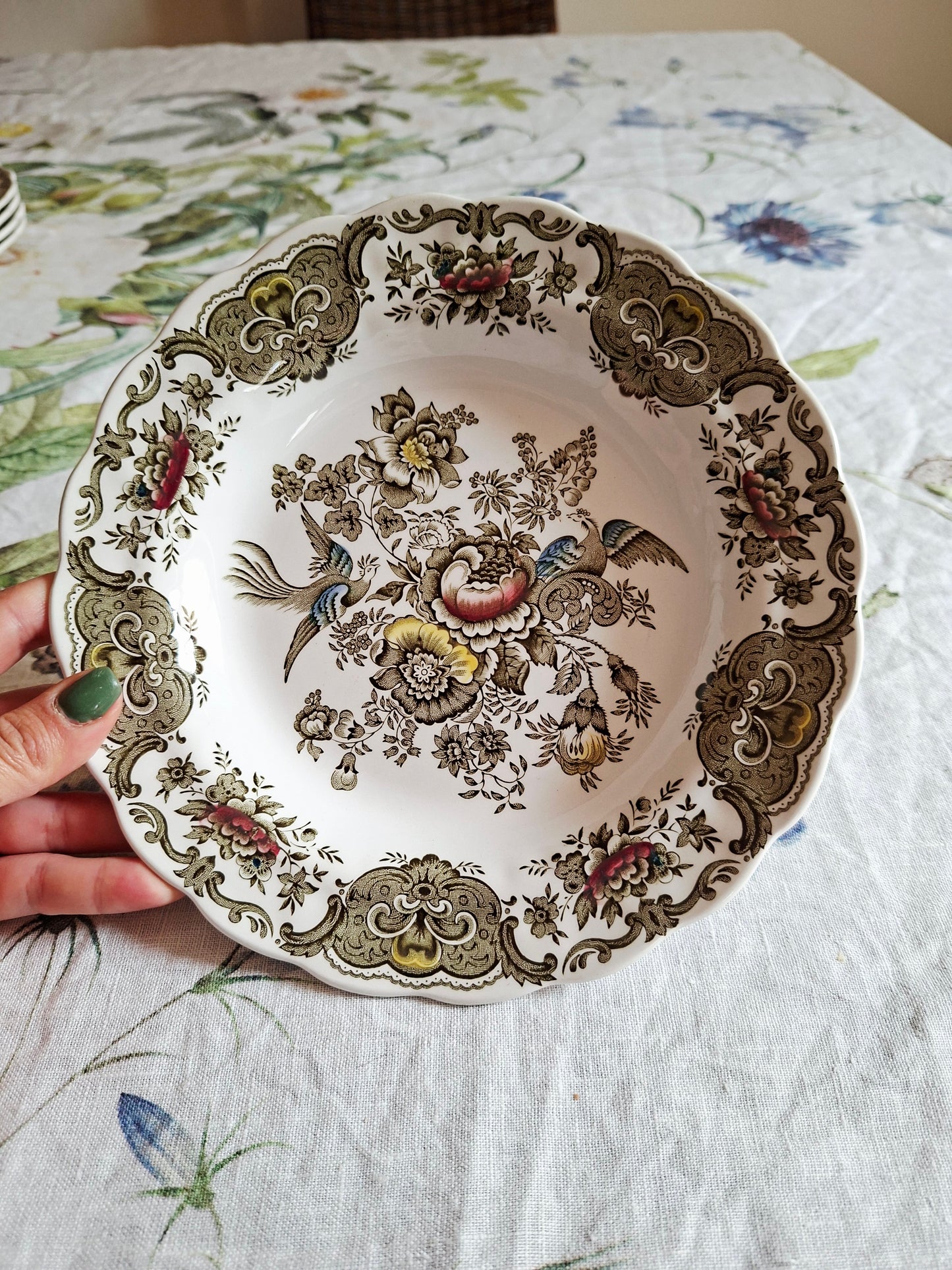 Lot de 4 assiettes creuses Ridgway of Staffordshire (3)