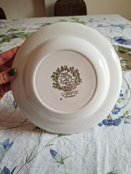 (2) Lot de 4 assiettes creuses  Ridgway of Staffordshire