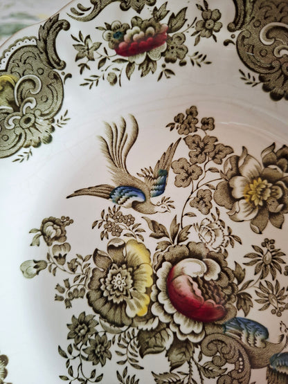 (2) Lot de 4 assiettes creuses  Ridgway of Staffordshire