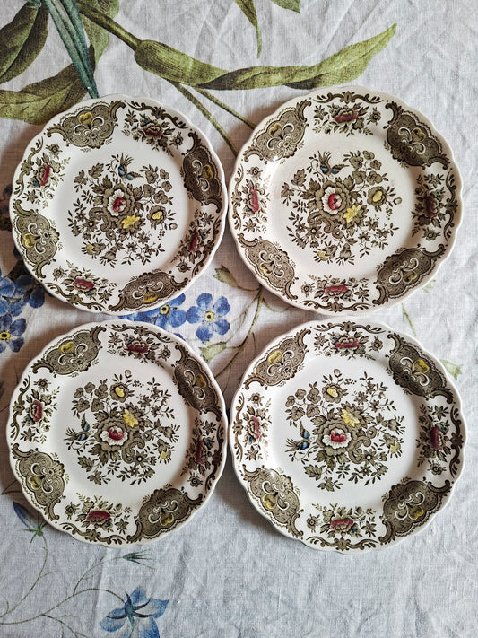 Lot de 4 assiettes à dessert