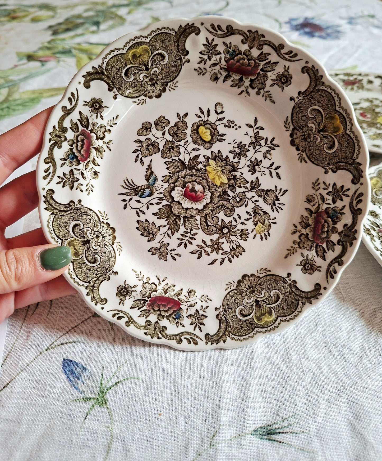 Lot de 4 assiettes à dessert
