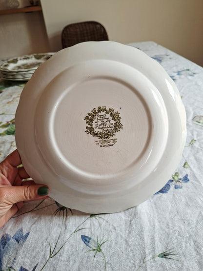 (1) Lot de 4 assiettes plates