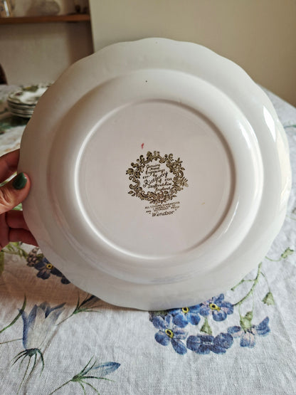 (2) Lot de 4 assiettes plates