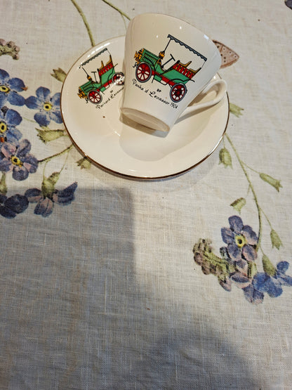 Lot de 5 tasses avec soucoupes