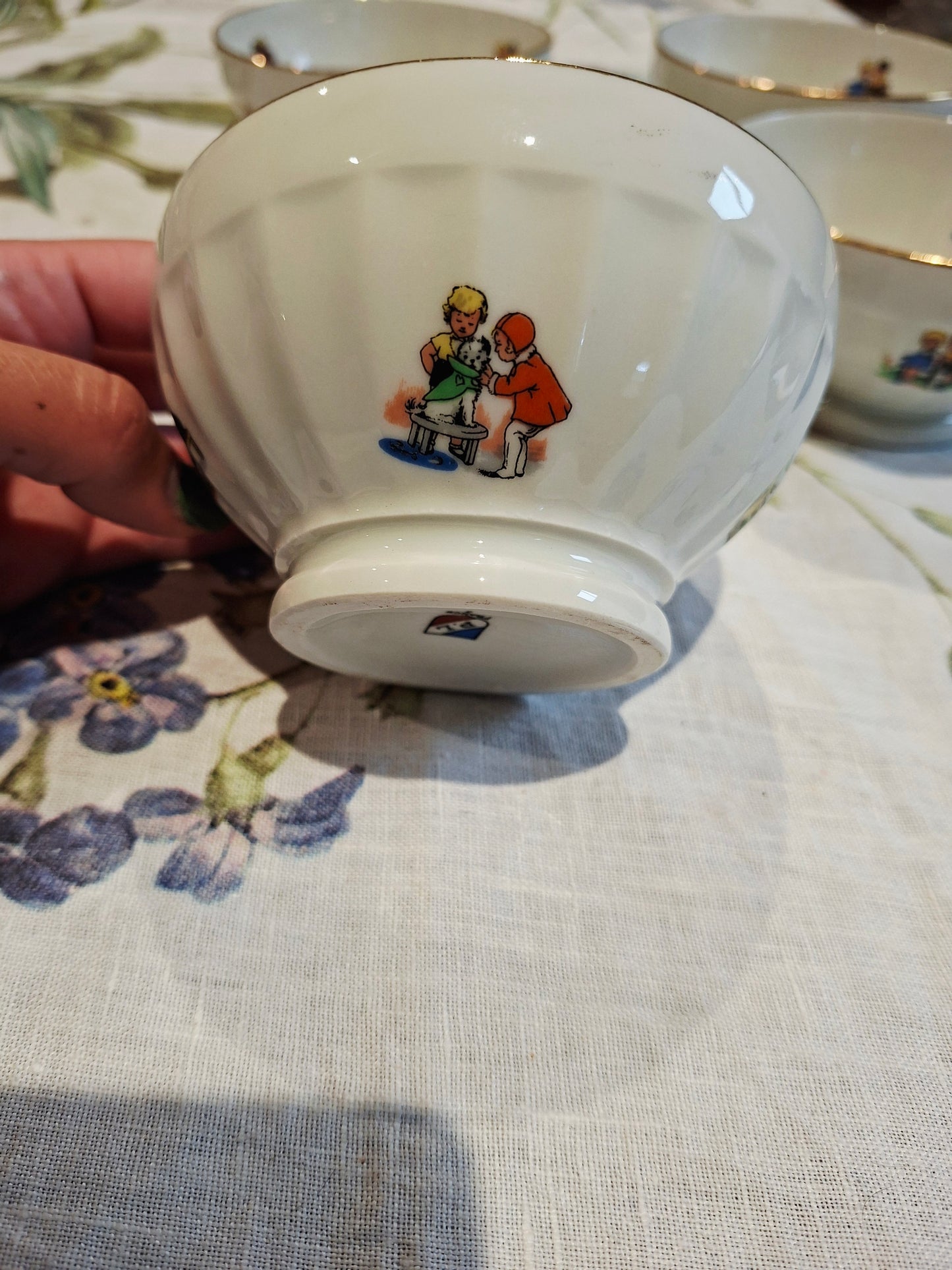 Lot de 4 bols – P.L France, véritable porcelaine