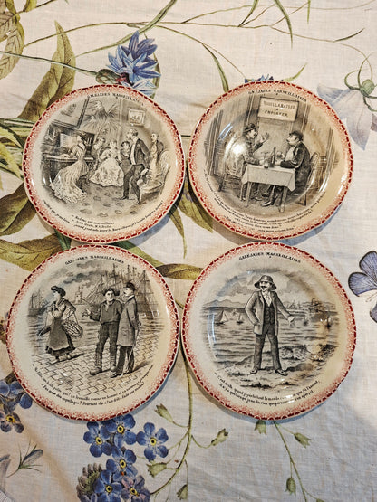 Lot de 4 assiettes à dessert – HB & Cie