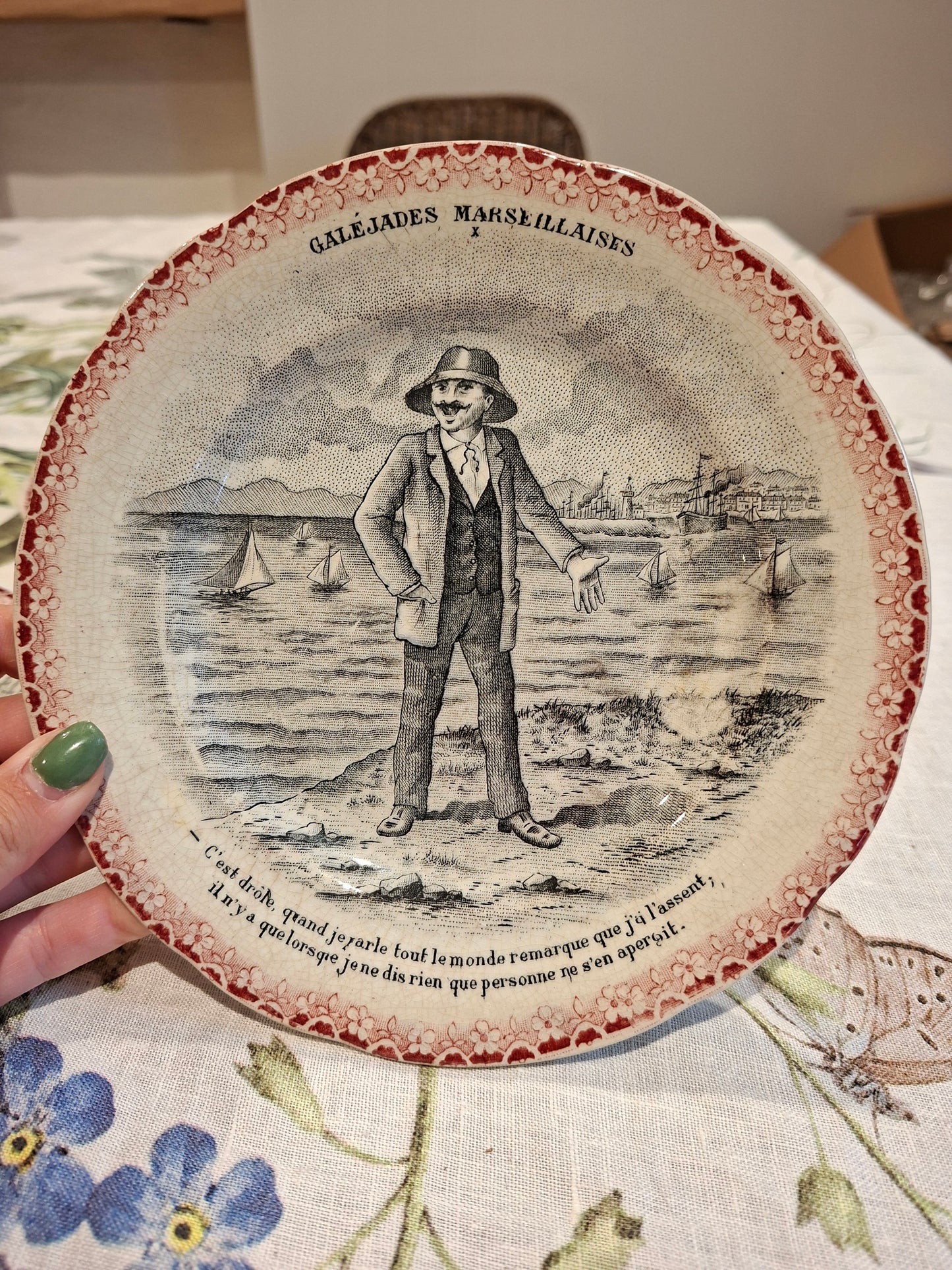 Lot de 4 assiettes à dessert – HB & Cie