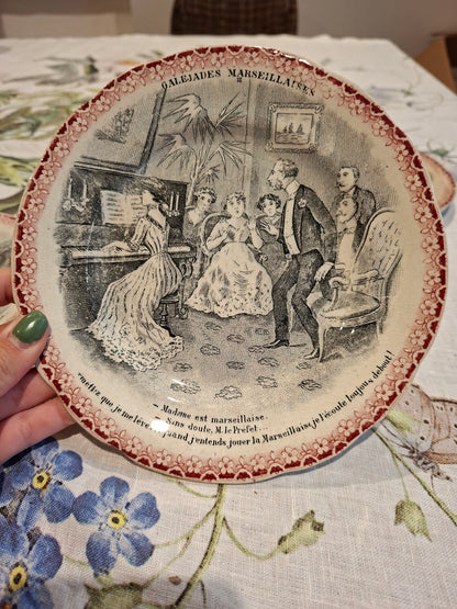 Lot de 4 assiettes à dessert – HB & Cie