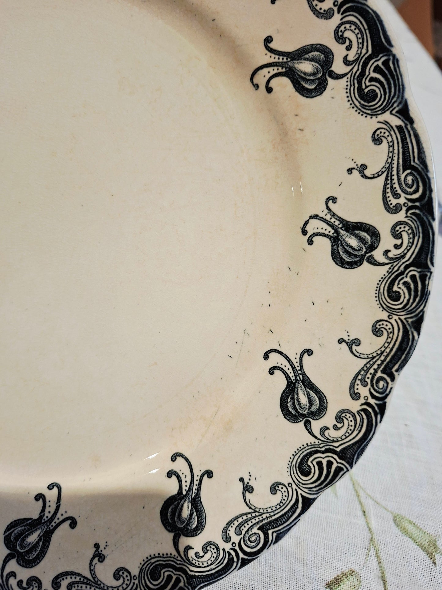 Assiette plate Luna Manufacture Royale 1789