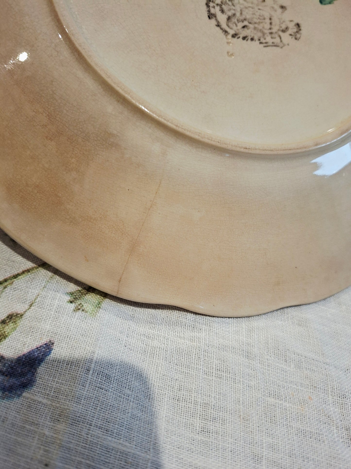 Assiette plate Manufacture Impériale Royale