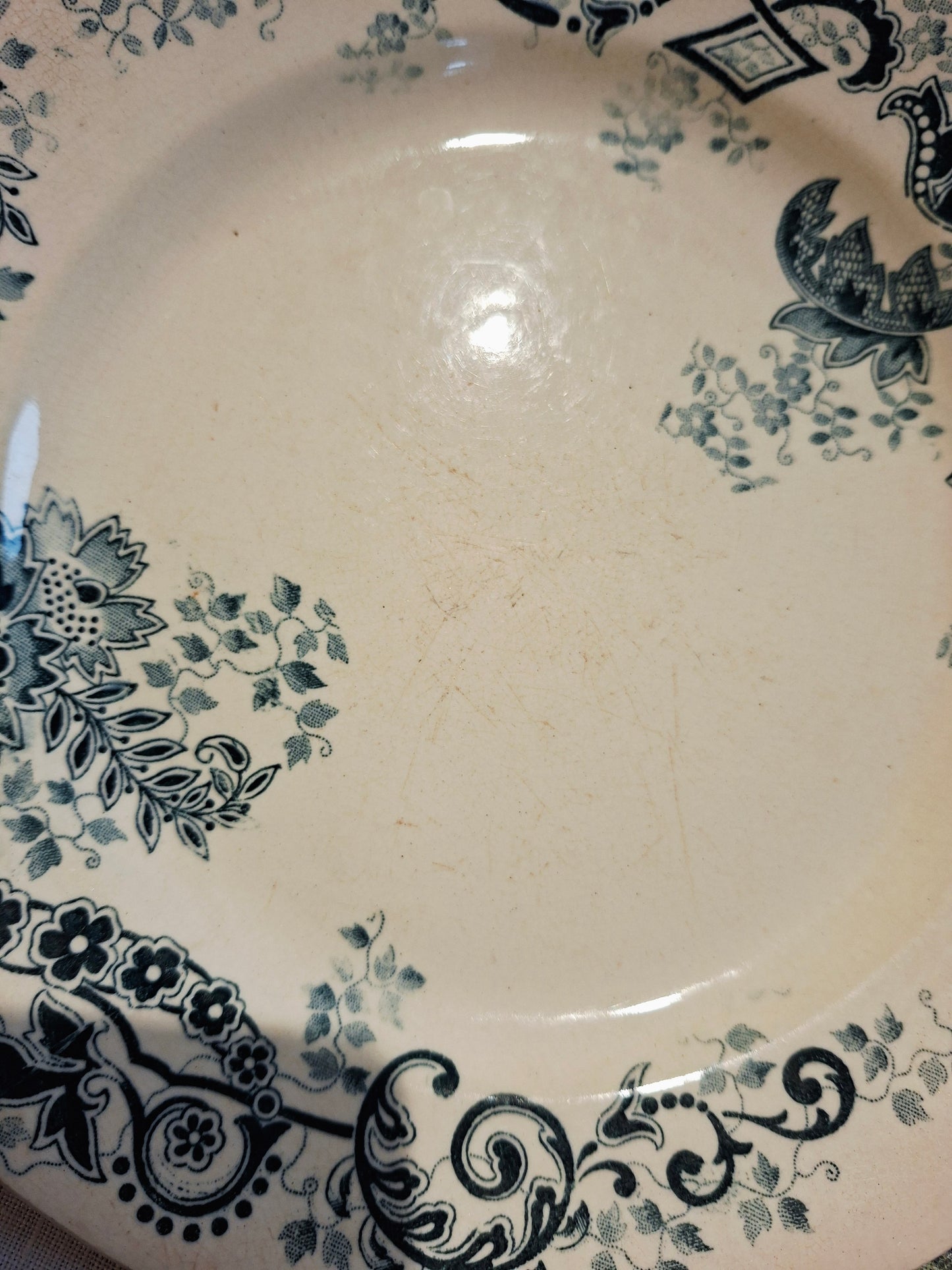 Lot de 3 assiettes plates