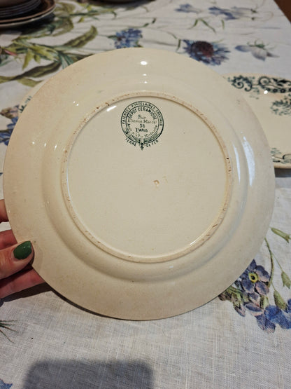 Lot de 3 assiettes plates