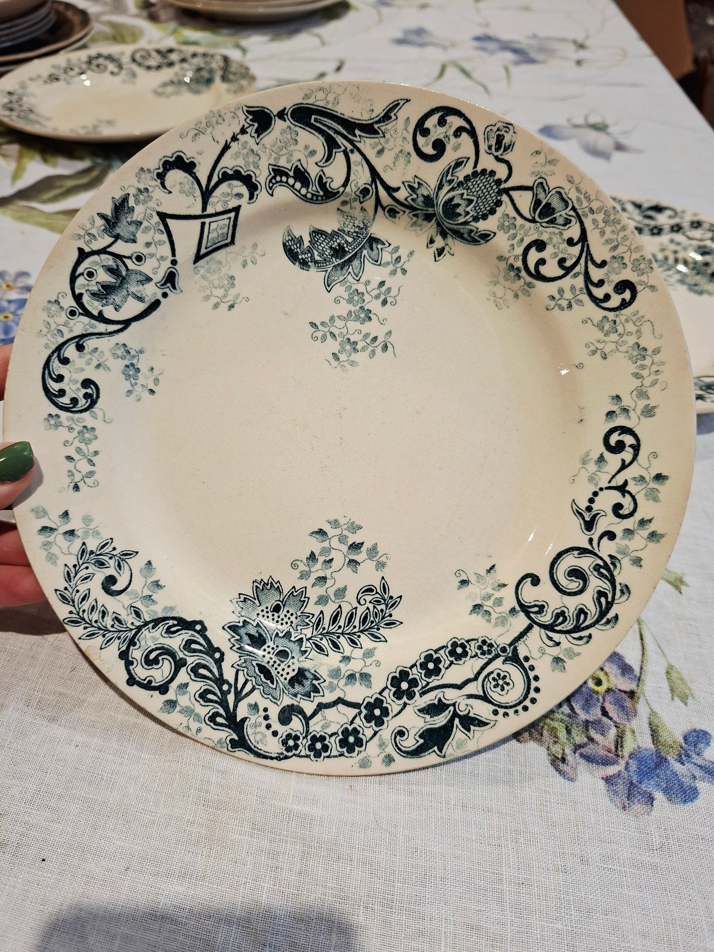 Lot de 3 assiettes plates