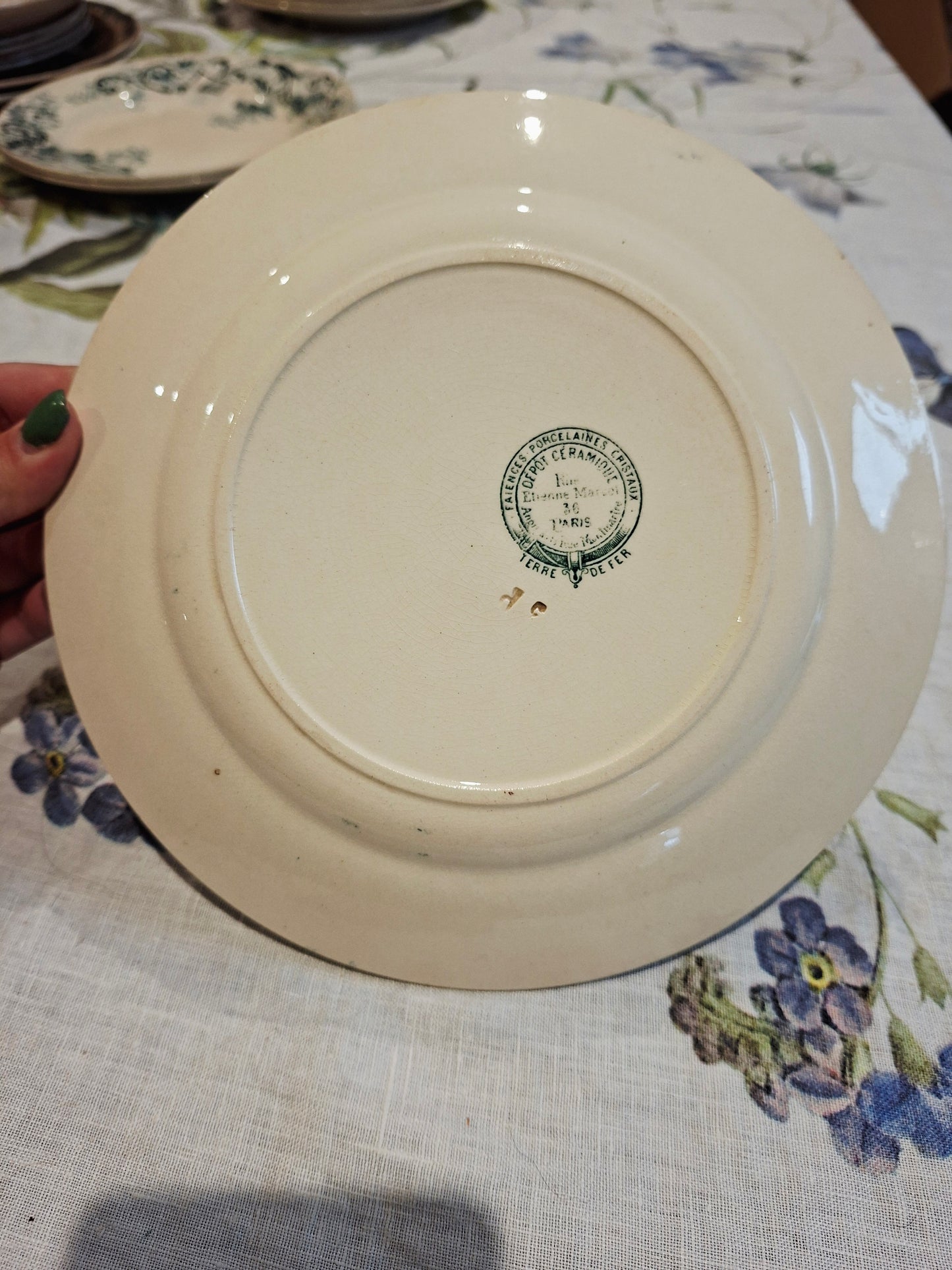 Lot de 3 assiettes plates