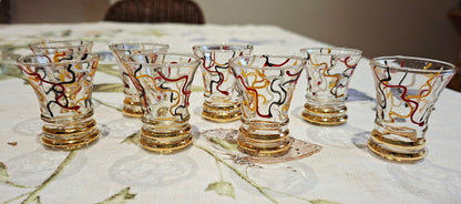 Lot de 8 petits verres