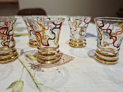 Lot de 8 petits verres