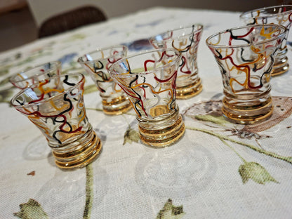 Lot de 8 petits verres