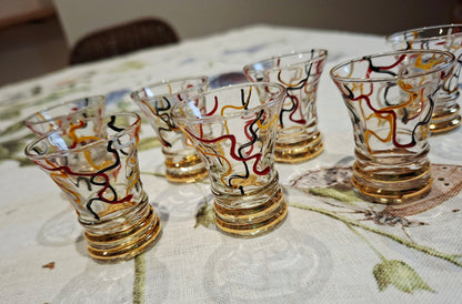 Lot de 8 petits verres