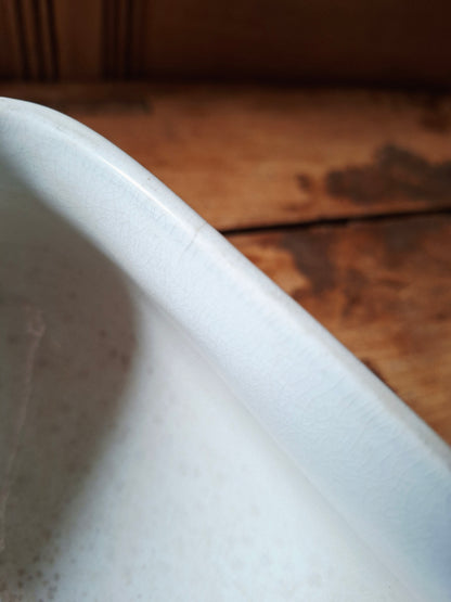 Authentique légumier / soupière en faïence de Sarreguemines, modèle Bertha