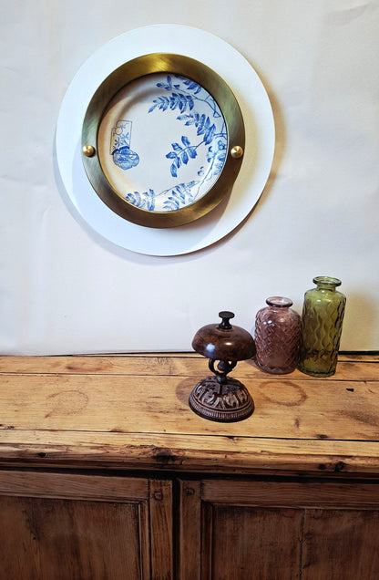 Décoration murale artisanale avec assiette "tokio" Choisy Le Roi