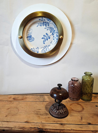 Décoration murale artisanale avec assiette "tokio" Choisy Le Roi