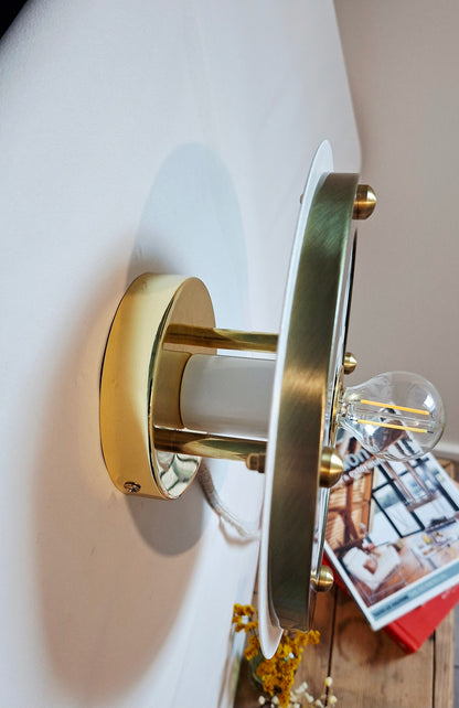 Luminaire Céleste déjà confectionné- Câble textile Beige