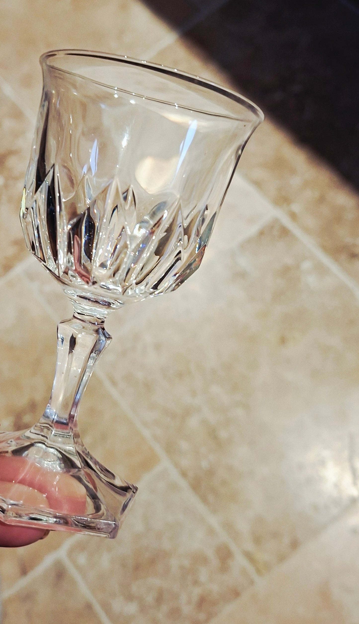 Lot de 6 petits verres Cristal d’Arques – Modèle Chaumont