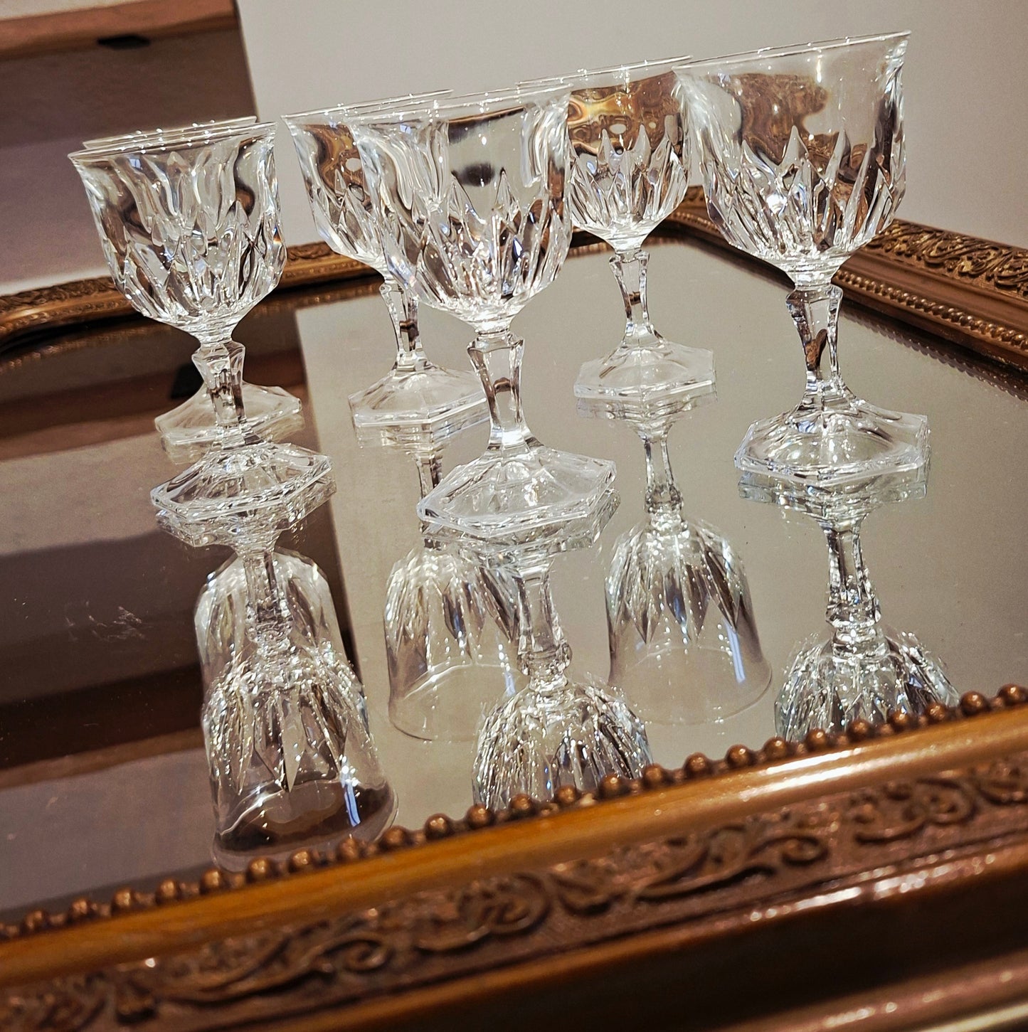 Lot de 6 petits verres Cristal d’Arques – Modèle Chaumont
