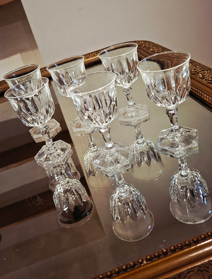 Lot de 6 petits verres Cristal d’Arques – Modèle Chaumont