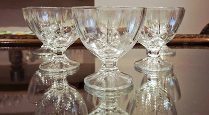 Lot de 6 coupes à dessert – Arcoroc, gamme Maldives (années 1970/80)