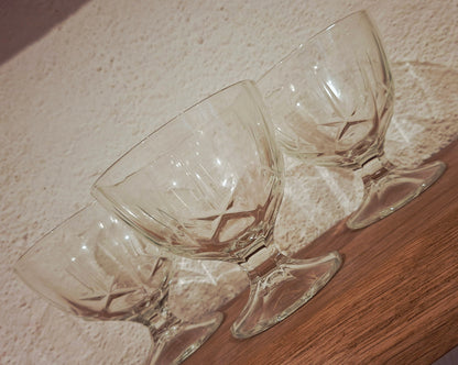 Lot de 6 coupes à dessert – Arcoroc, gamme Maldives (années 1970/80)