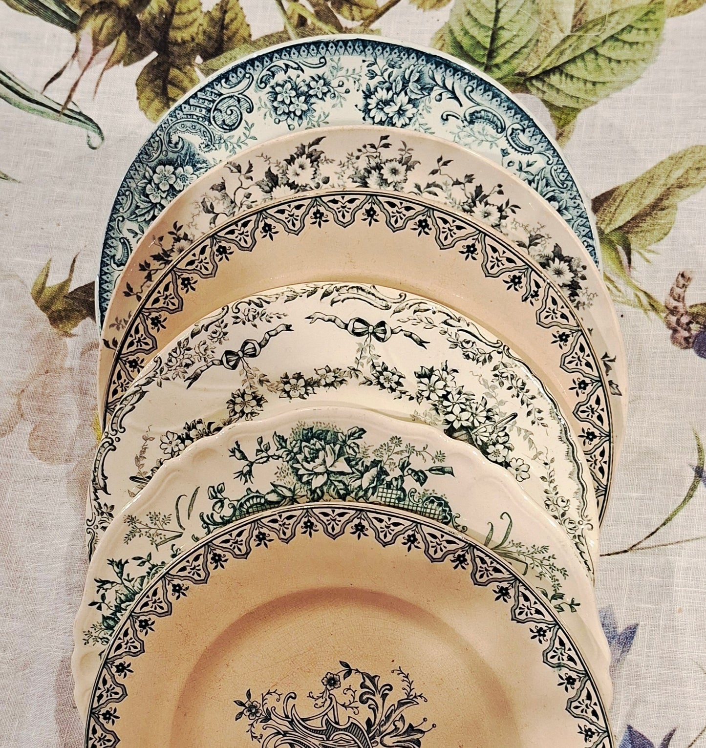 Lot de 6 assiettes à dessert – Mix & Match vintage