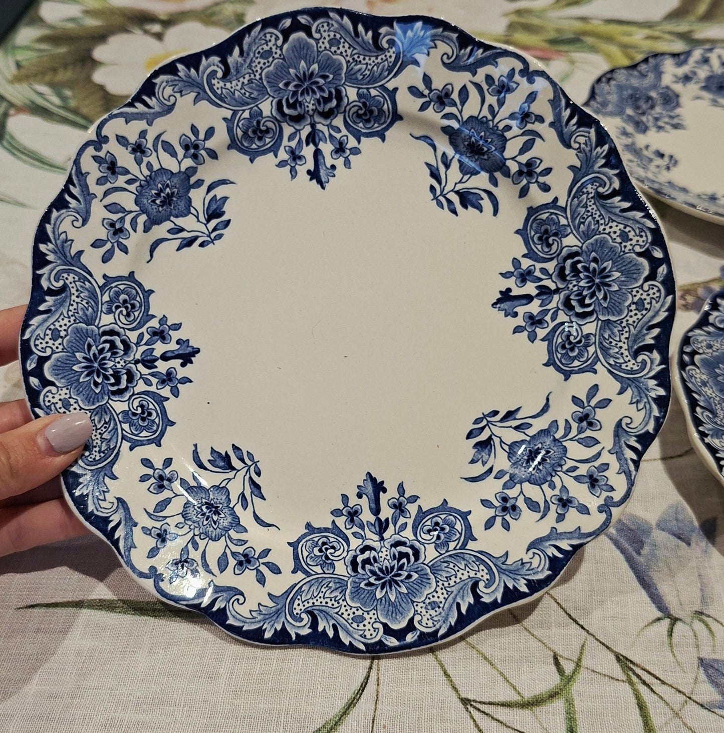 6 assiettes à dessert