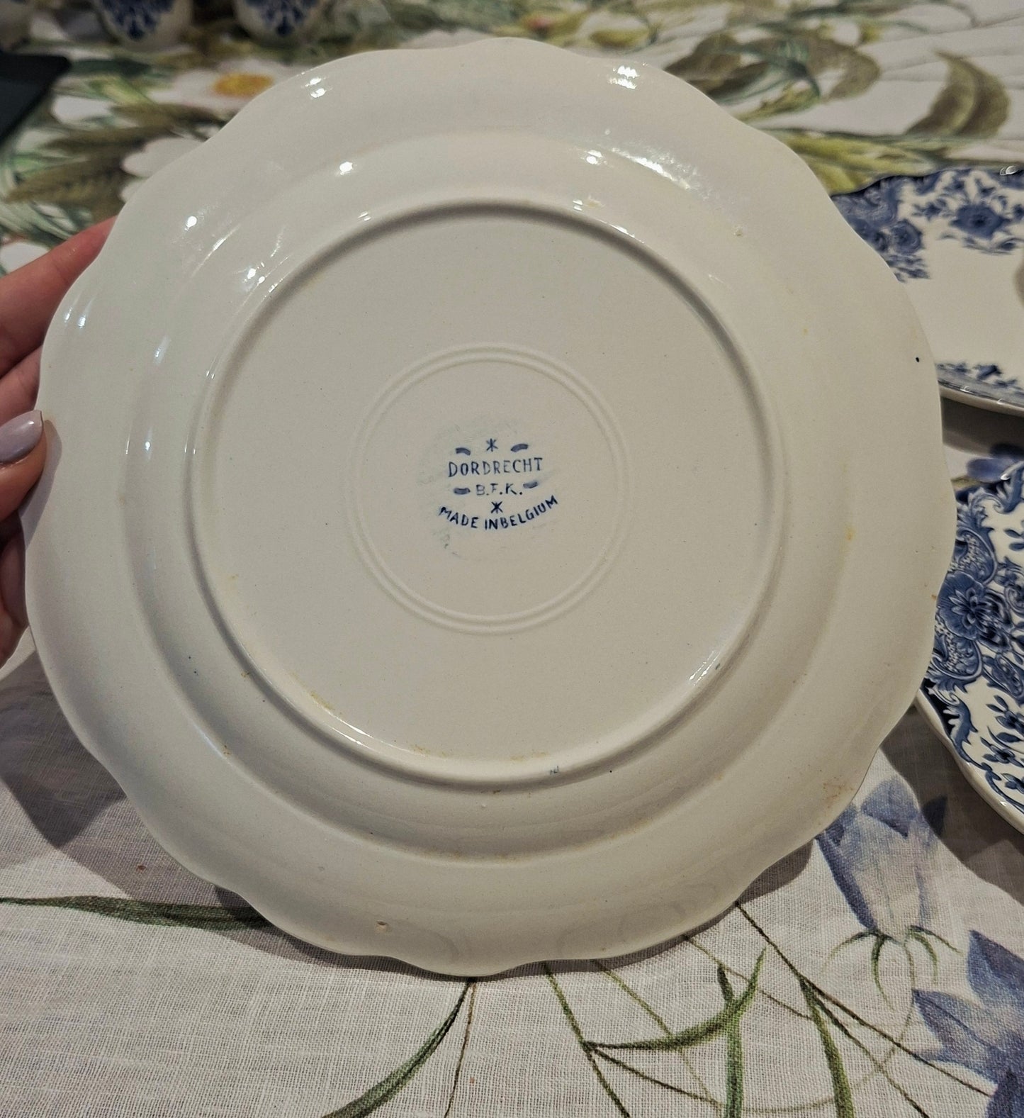 6 assiettes à dessert