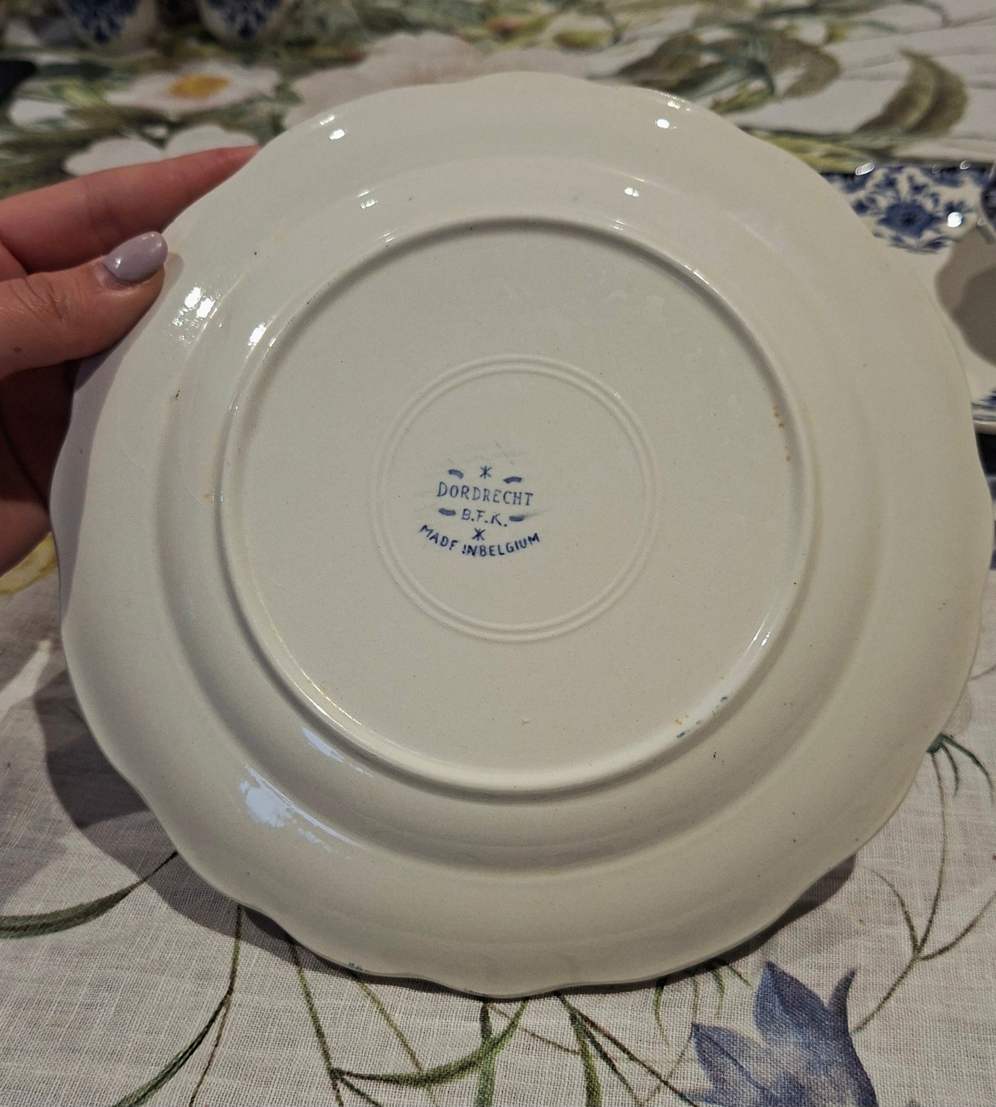 6 assiettes à dessert