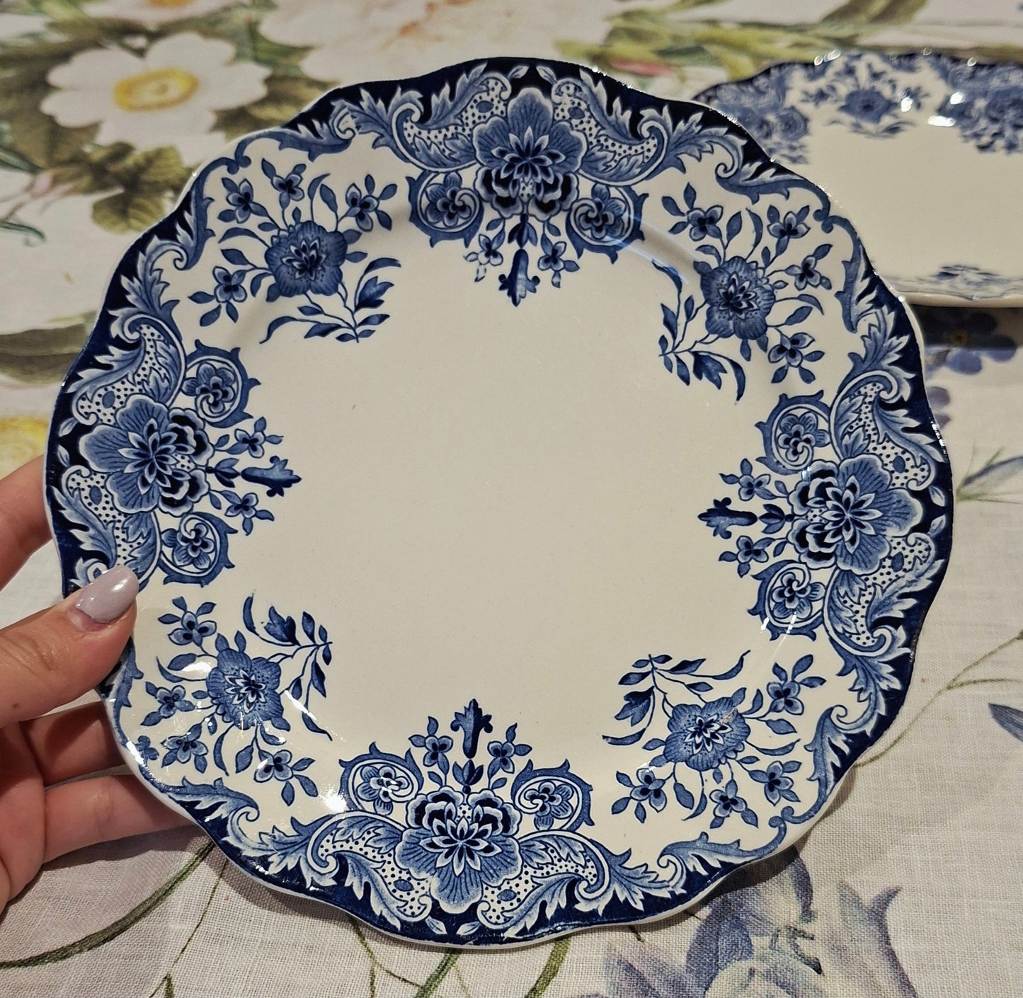 6 assiettes à dessert