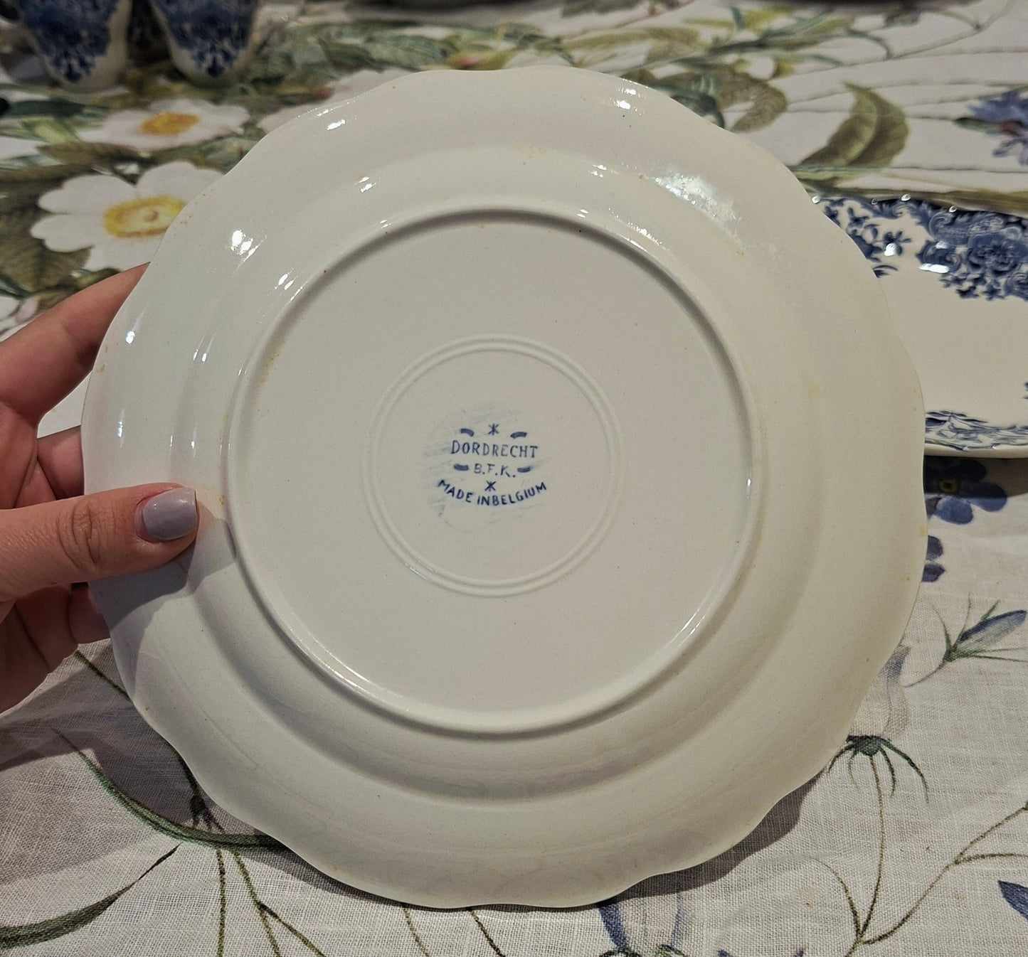 6 assiettes à dessert