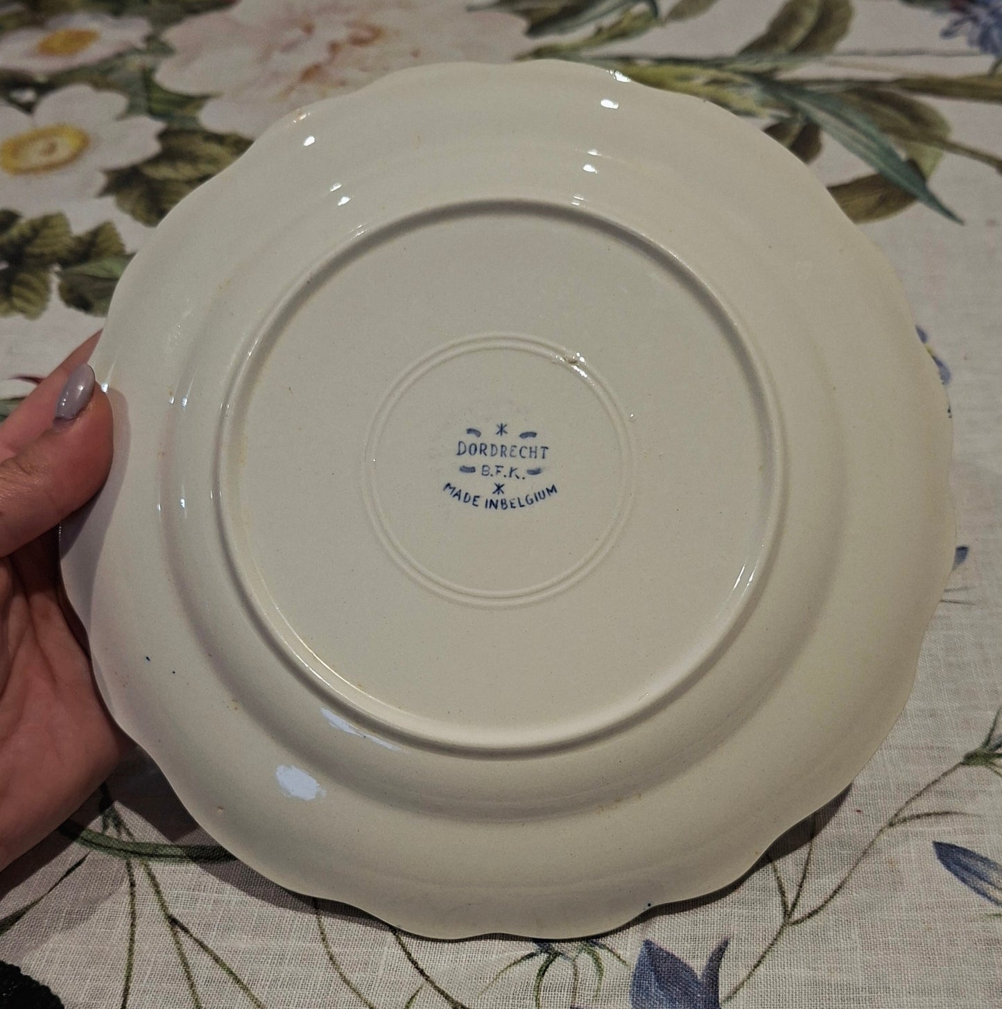 6 assiettes à dessert