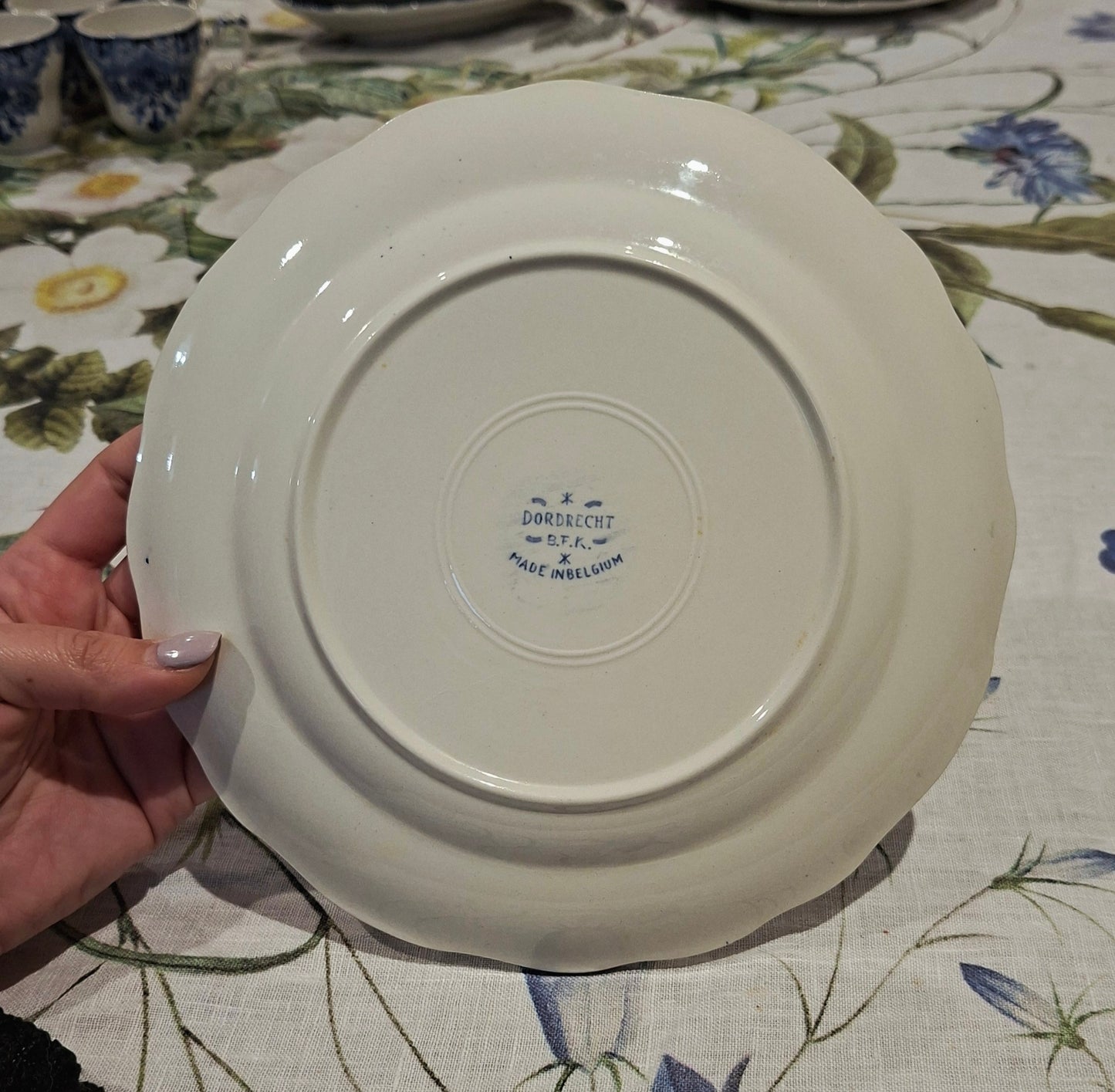 6 assiettes à dessert