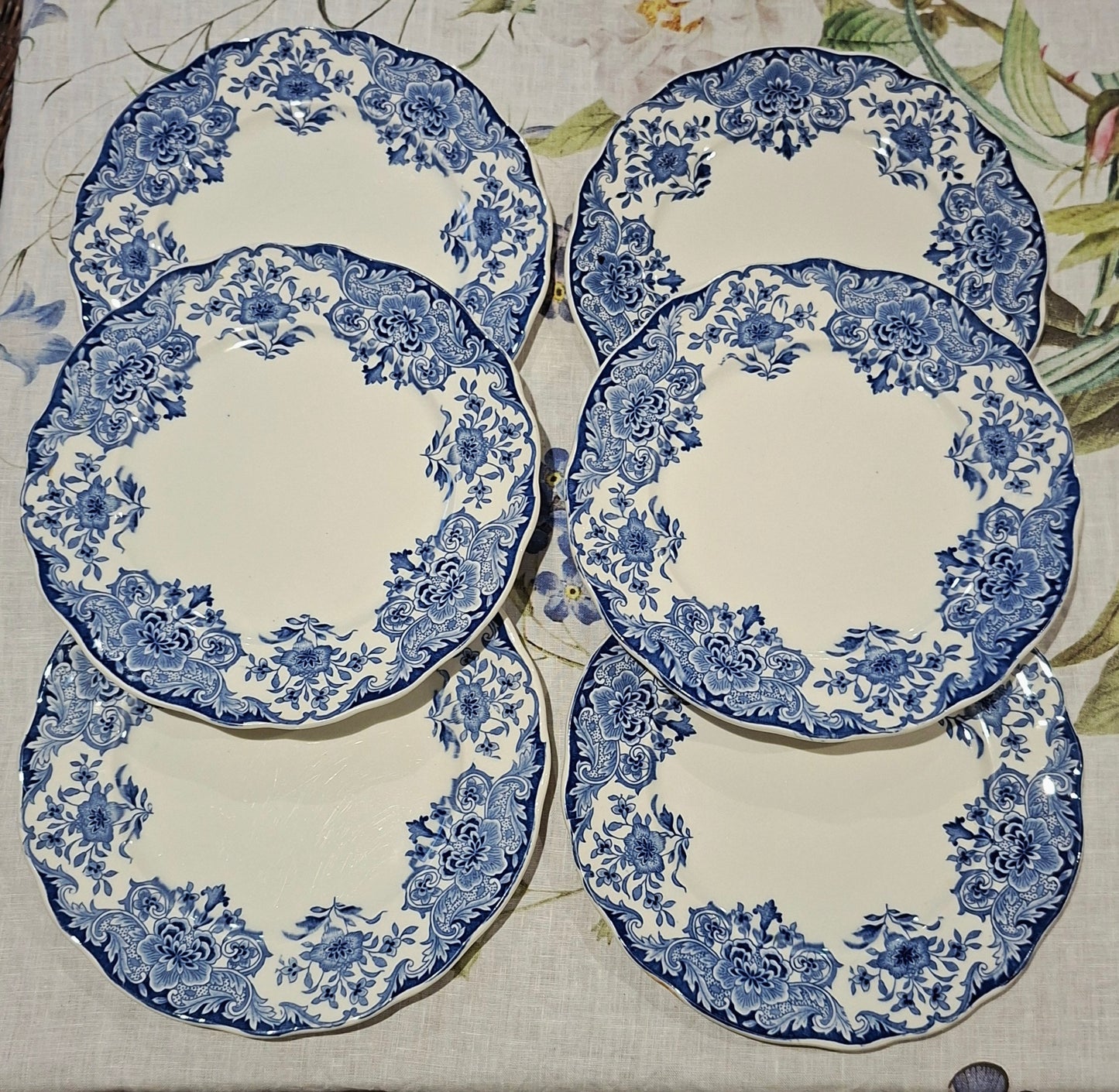 6 assiettes plates (2)