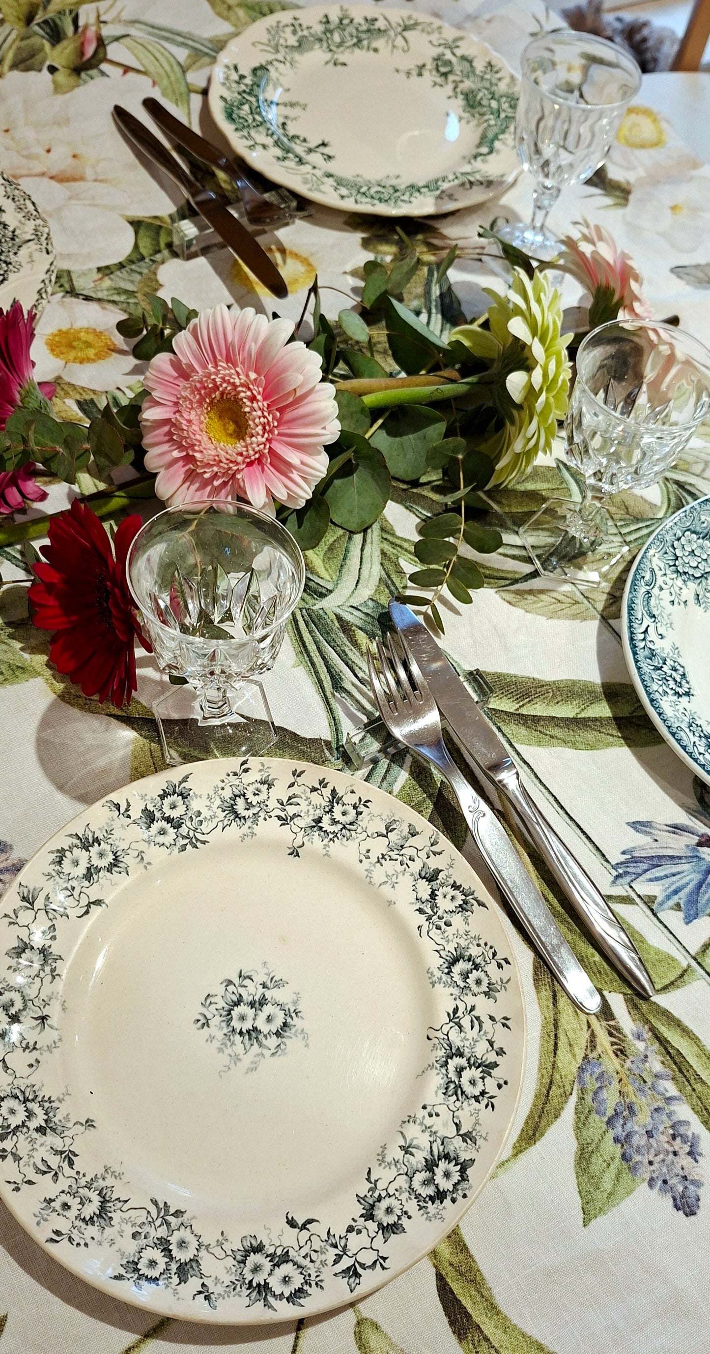 Lot de 6 assiettes à dessert – Mix & Match vintage