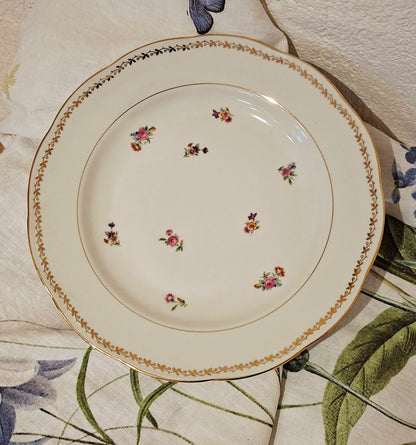 Plat rond légèrement creux – Porcelaine S.F.P