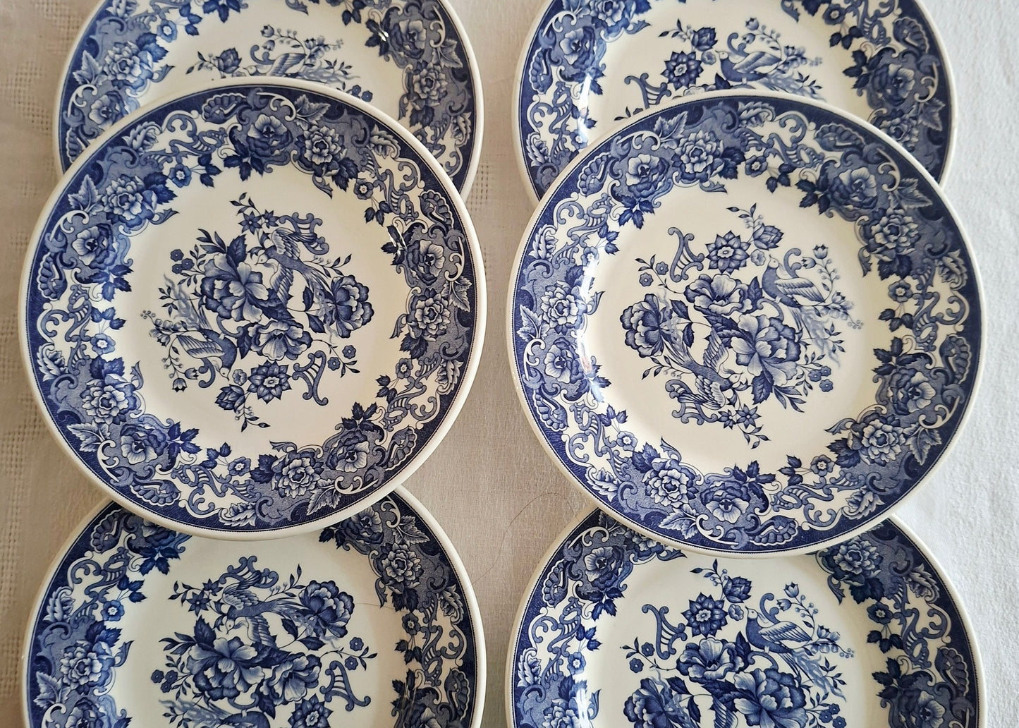 Lot de 8 assiettes à dessert
